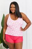 Plus Size Two-Piece Swimsuit in Blossom Pink