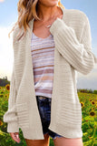 Solid Hollowed Out V Neck Cardigans(6 Colors)