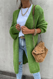 Solid Patchwork V Neck Cardigans(4 Colors)