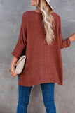 Solid Color V Neck Sweaters