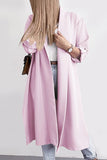 Elegant Solid Color Turndown Collar Outerwear(6 Colors)