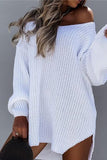 Elegant Solid Color V Neck Sweaters