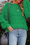 Sweet Solid Color O Neck Sweaters(7 Colors)