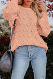 Sweet Solid Color O Neck Sweaters(7 Colors)