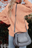 Sweet Solid Color O Neck Sweaters(7 Colors)