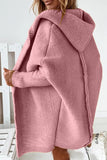 Solid Asymmetrical Solid Color Hooded Collar Cardigans(15 Colors)