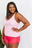 Plus Size Two-Piece Swimsuit in Blossom Pink