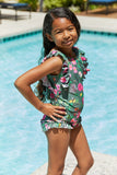 Girl Sage Mother Daughter Swimwear