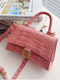 Casual Crocodile Pattern Crossbody Bags Loveclb