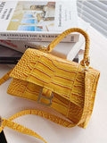 Casual Crocodile Pattern Crossbody Bags Loveclb