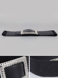 Elegant Rhinestone Leather Waist Belts Loveclb