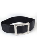 Elegant Rhinestone Leather Waist Belts Loveclb