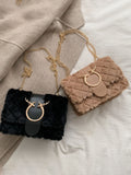 Elk Fluff Chain Crossbody Bags Loveclb