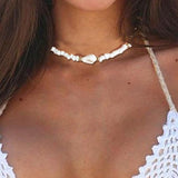 Seaside Queen Shell Choker Necklace