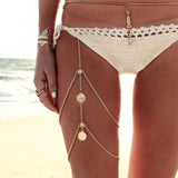 Metal Beaded Leg Chain Thigh Chain