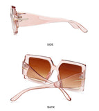 Rome Love Square Oversized Sunglasses for Women