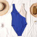 Sexy Scalloped One Piece Swimsuit