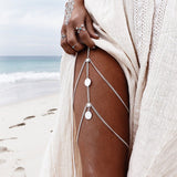 Metal Beaded Leg Chain Thigh Chain