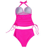 Sunset And Swim Tummy Control Two Piece Push Up Bikini Swimwear