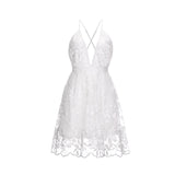 Summer of Love Backless Lace Bohemian Mini Dress