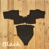 Exclusive Bohemian Handmade High Waist Bikini Set