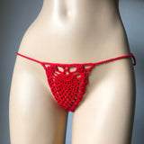 Mini Micro See Through G-Strings Crochet Bikini Thongs