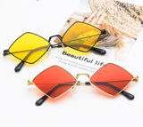 Irregular Vintage Small Frame UV400 Womens Sunglasses