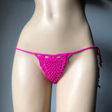 Mini Micro See Through G-Strings Crochet Bikini Thongs