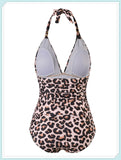 Tummy Waist Slimming Halter Swimsuit