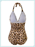 Tummy Waist Slimming Halter Swimsuit