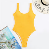 Malibu Sexy Solid One Piece Swimsuit