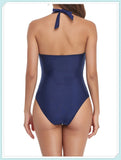 Tummy Waist Slimming Halter Swimsuit