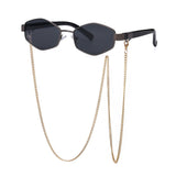 Sunshine Goddess Punk Sunglasses with Chain