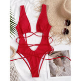 Hailey Strappy Waist Cut Out Swimsuit