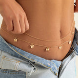 Cute Butterfly Waist Chain Sexy Body Chain Jewelry