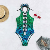 Summer Siren Extreme Cut Out Hollow Out Monokini Swimsuit