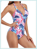 Tummy Waist Slimming Halter Swimsuit