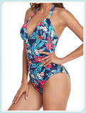 Tummy Waist Slimming Halter Swimsuit