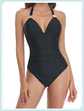 Tummy Waist Slimming Halter Swimsuit