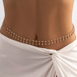 Sunset Goddess Sexy Body Waist Chain Belly Chain Outfit