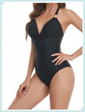 Tummy Waist Slimming Halter Swimsuit