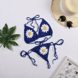 Daisy Dreams Thong String Micro Crochet Bikini