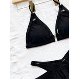 Venice Vixen Black Cut Out Sexy Bikini