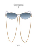 Sunshine Goddess Punk Sunglasses with Chain