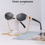 Sunshine Goddess Punk Sunglasses with Chain