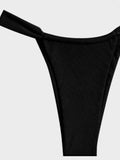 Thong Tide Cut Out Underboob Bikini Set