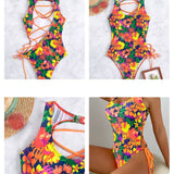 Anguilla Cut Out Open Back Swimsuit