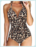 Tummy Waist Slimming Halter Swimsuit