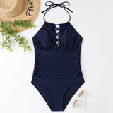 Gorgeous DD+ Halter One Piece Swimsuit