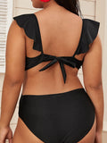 Bahamas Delight Ruffle One Piece Plus Size